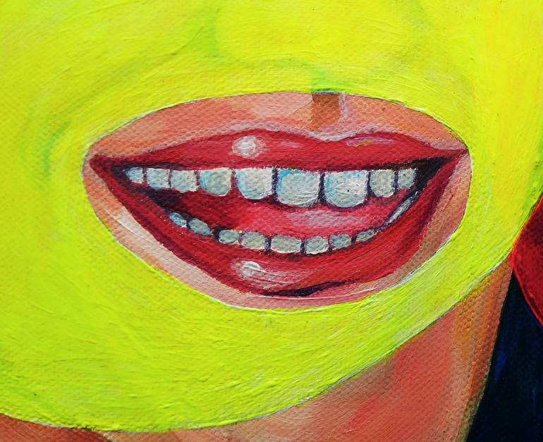 Original Conceptual People Painting by GrażYna Wikierska