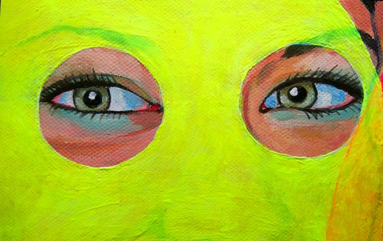 Original Conceptual People Painting by GrażYna Wikierska