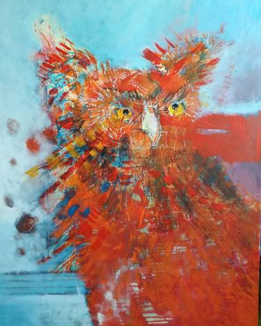 Original Abstract Animal Paintings by Jaques de Bruyn