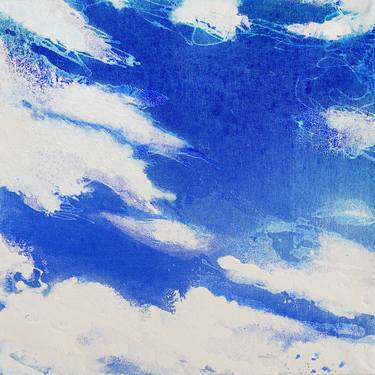 Original Abstract Expressionism Aerial Paintings by takako ishii