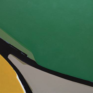 Saatchi Art Artist Cristina Garcia de Lomas Latin; Paintings, “Paisaje distorsionado en verde” #art
