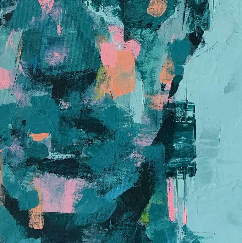 Original Abstract Portrait Painting by Anthony Vandertuin