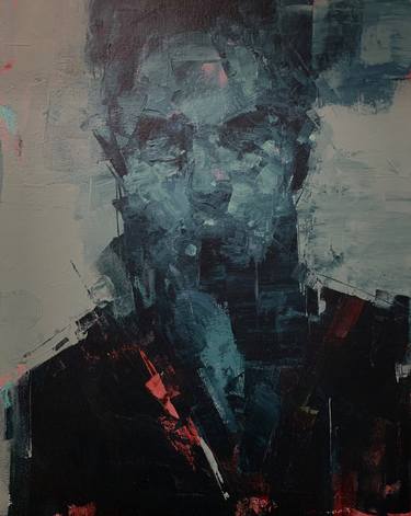 Original Abstract Portrait Paintings by Anthony Vandertuin