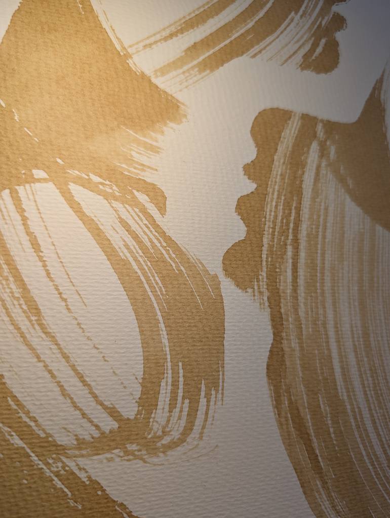 Original Abstract People Painting by Nicol Vacaru