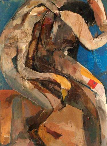 Print of Expressionism Erotic Paintings by Andreas Giannoutsos