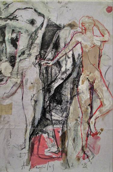 Print of Expressionism Body Drawings by Andreas Giannoutsos