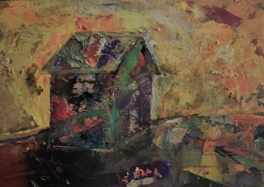 Print of Expressionism Home Paintings by Andreas Giannoutsos