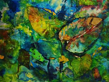 Print of Expressionism Nature Paintings by Andreas Giannoutsos