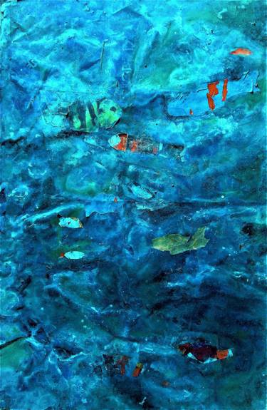 Print of Expressionism Fish Paintings by Andreas Giannoutsos