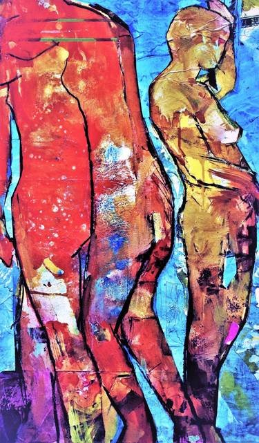 Print of Expressionism Body Paintings by Andreas Giannoutsos