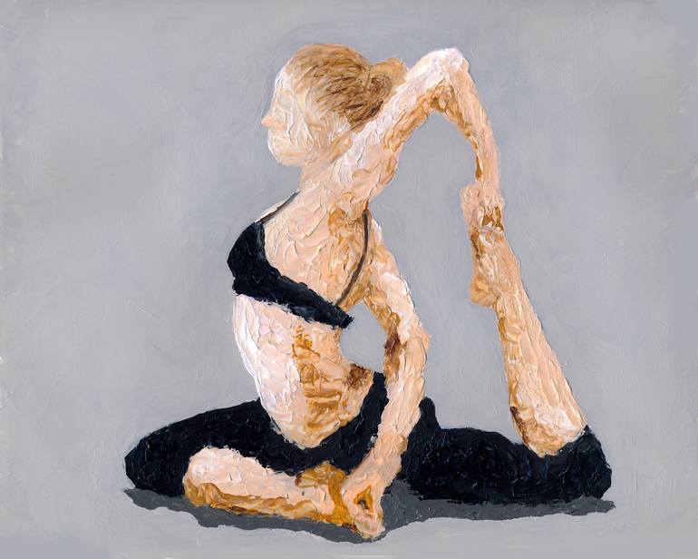Yoga Asana - Print on Canvas