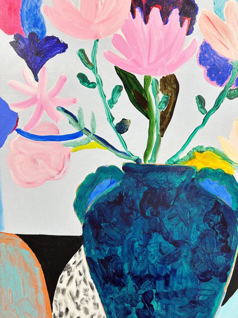 Original Contemporary Floral Painting by Kaitlin Johnson