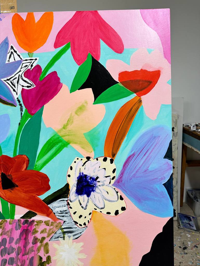 Original Contemporary Floral Painting by Kaitlin Johnson