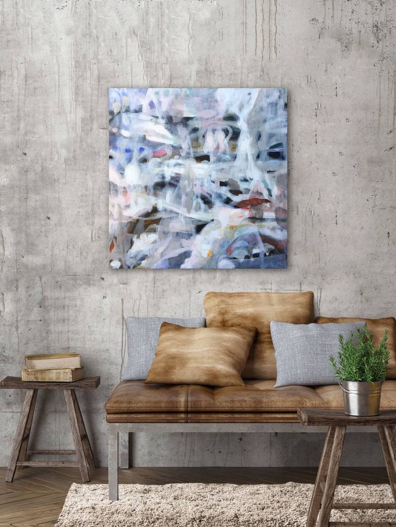 Original Abstract Expressionism Abstract Painting by Kaitlin Johnson