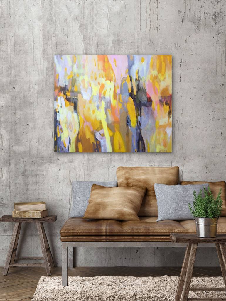Original Abstract Expressionism Abstract Painting by Kaitlin Johnson