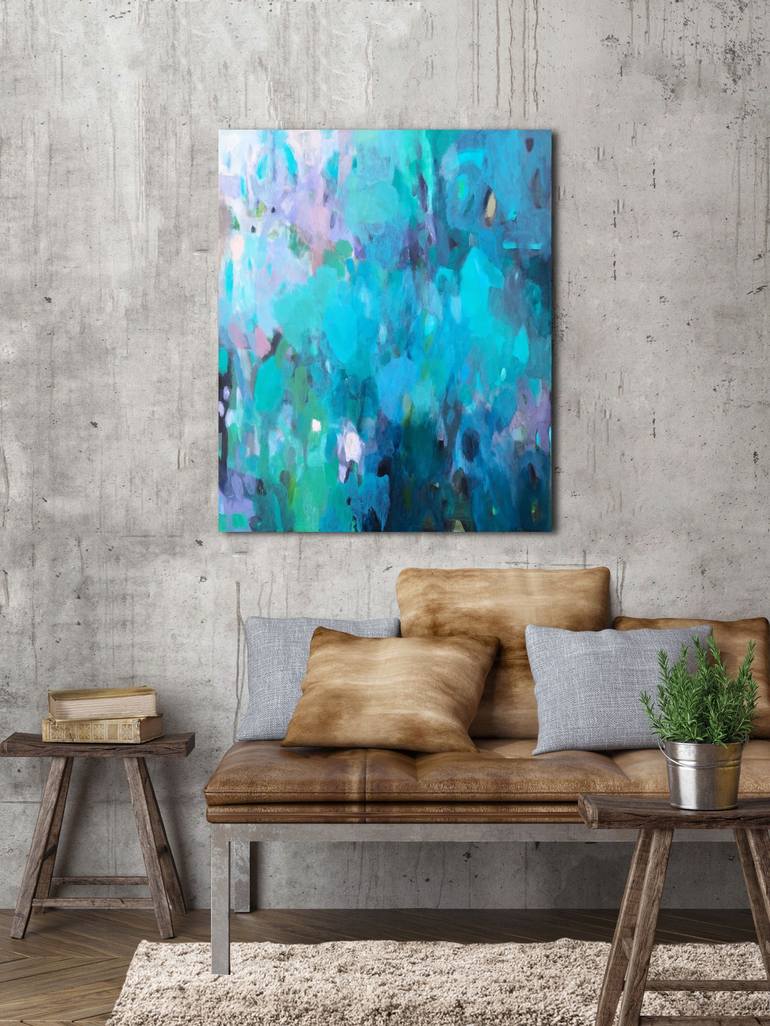 Original Abstract Expressionism Abstract Painting by Kaitlin Johnson