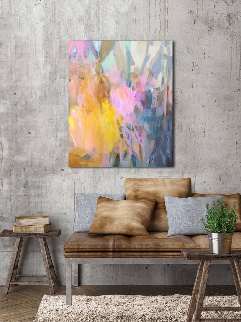 Original Abstract Expressionism Abstract Painting by Kaitlin Johnson