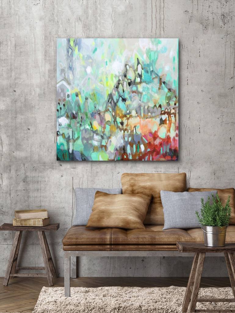 Original Abstract Expressionism Abstract Painting by Kaitlin Johnson