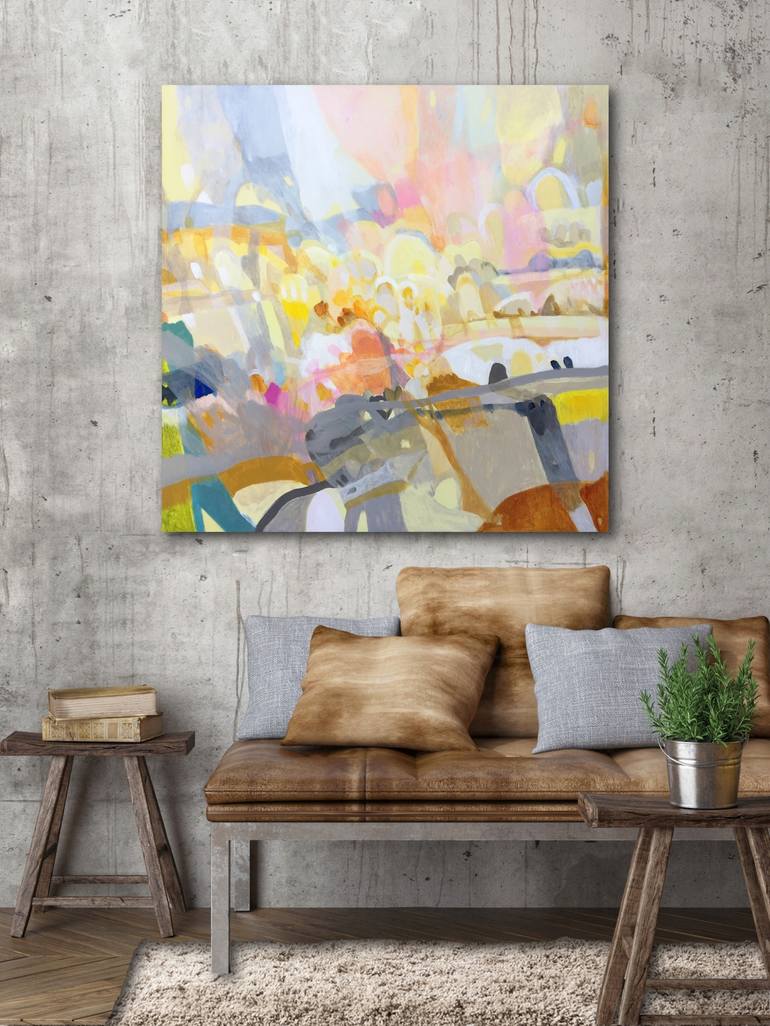 Original Fine Art Abstract Painting by Kaitlin Johnson