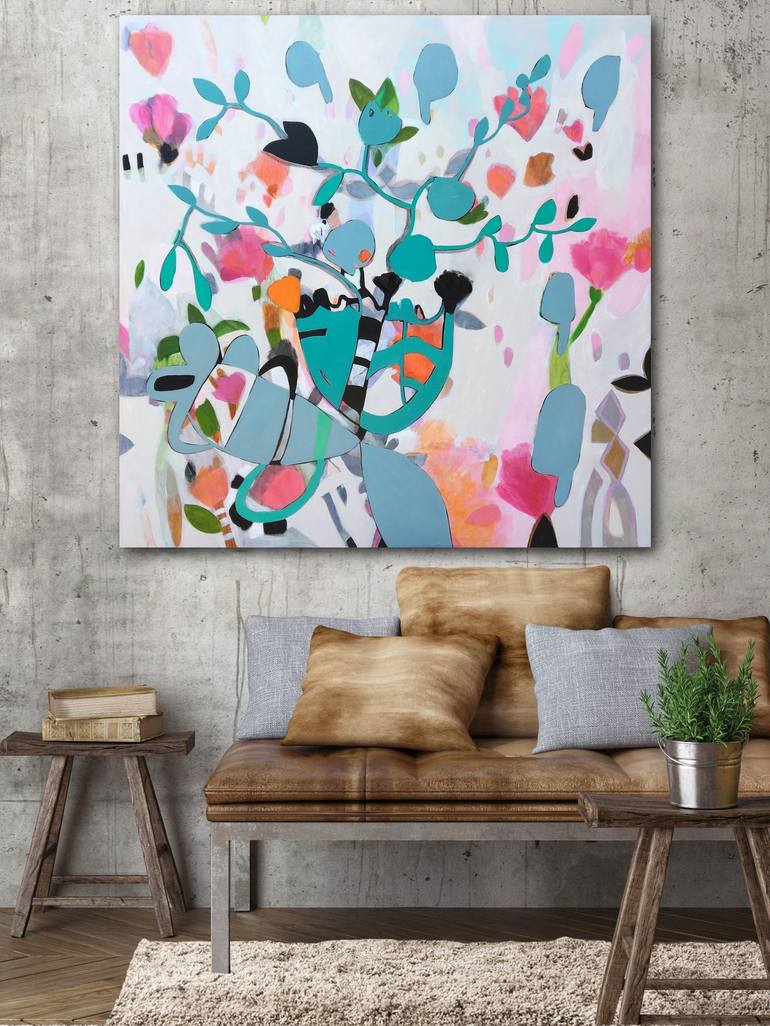 Original Fine Art Abstract Painting by Kaitlin Johnson