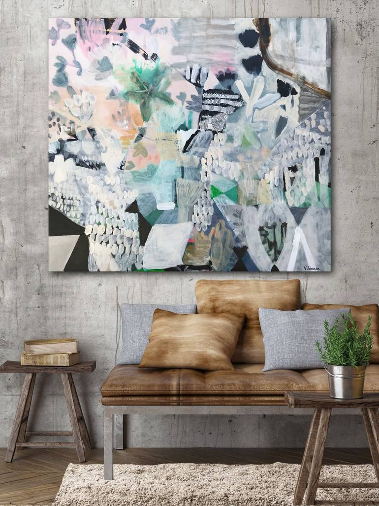 Original Fine Art Abstract Painting by Kaitlin Johnson