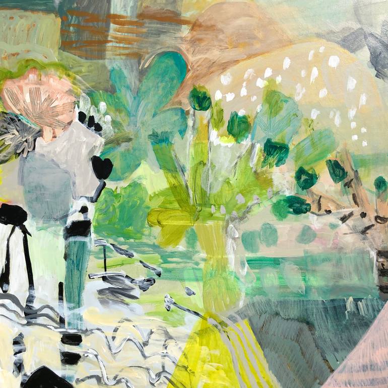 Original Abstract Landscape Painting by Kaitlin Johnson