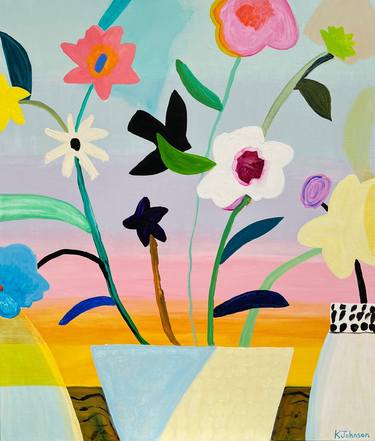 Original Impressionism Floral Paintings by Kaitlin Johnson