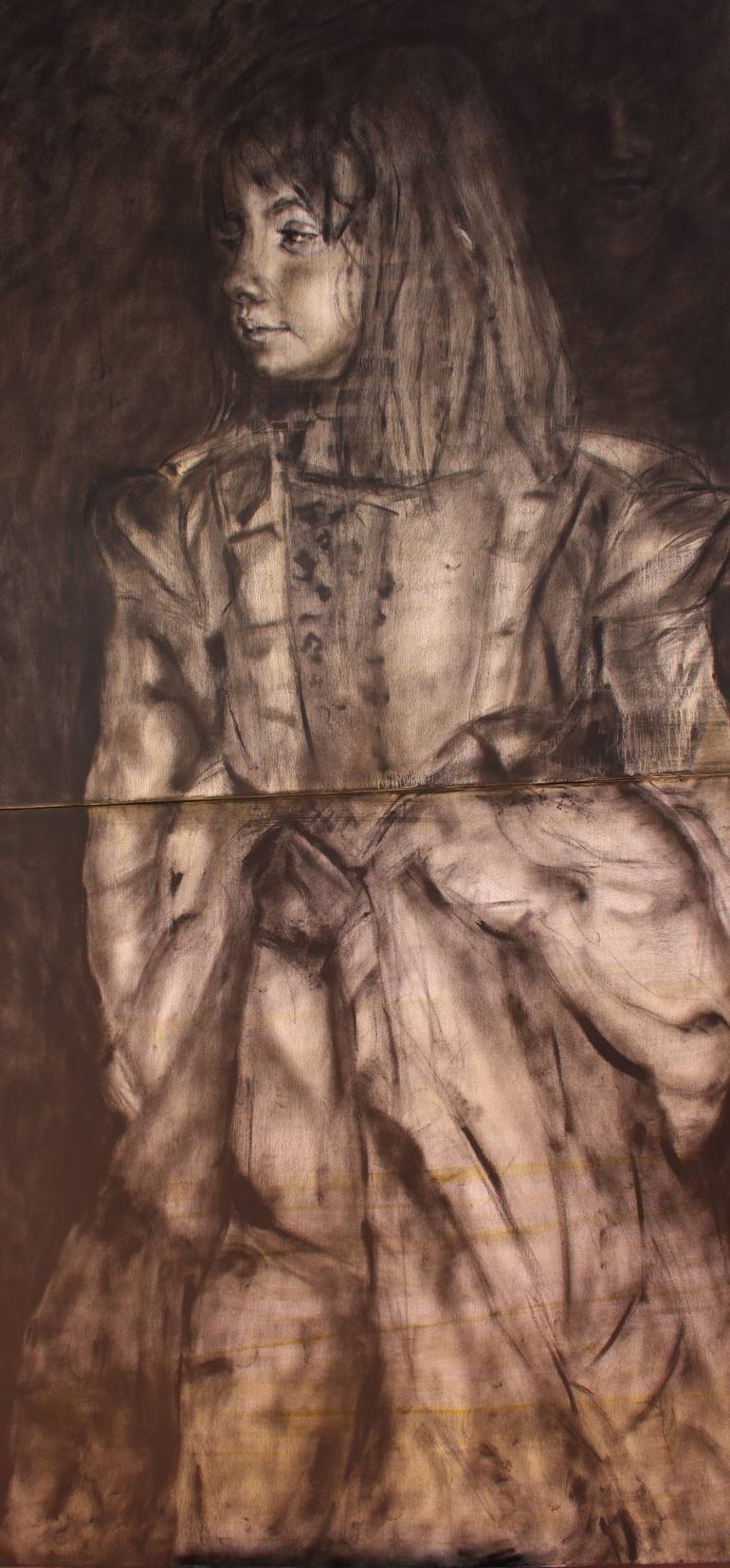 Original Expressionism Children Painting by Oliver Plehn