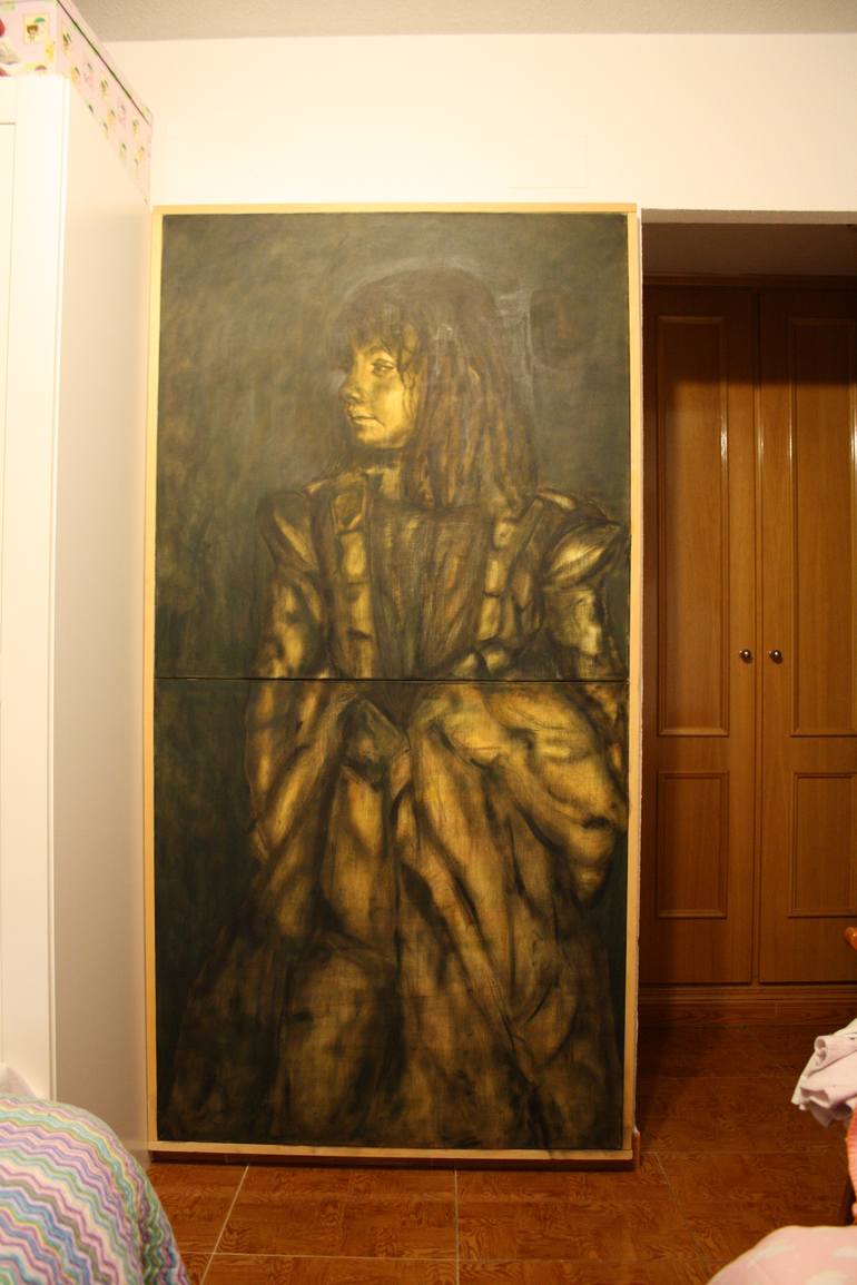 Original Expressionism Children Painting by Oliver Plehn