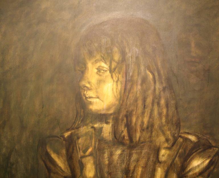 Original Expressionism Children Painting by Oliver Plehn