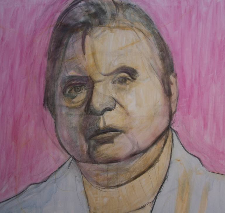 Portrait Francis Bacon Painting by Oliver Plehn | Saatchi Art