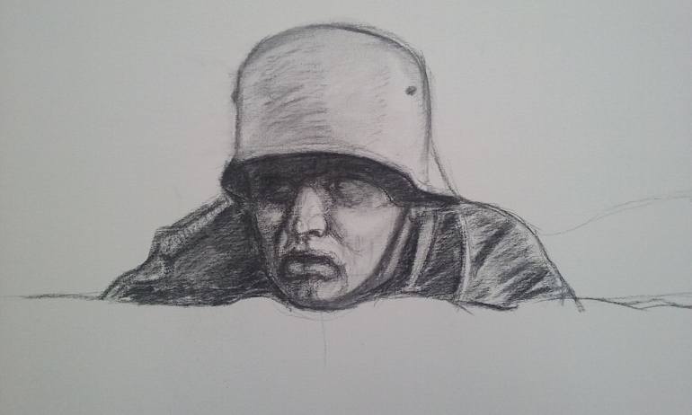 Original Expressionism Other Drawing by Oliver Plehn