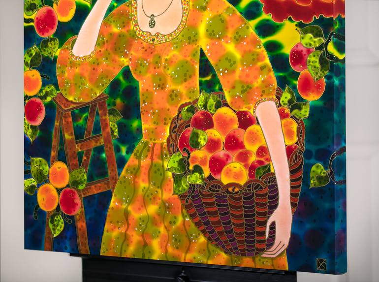 Original Art Deco Women Painting by Yelena  Sidorova