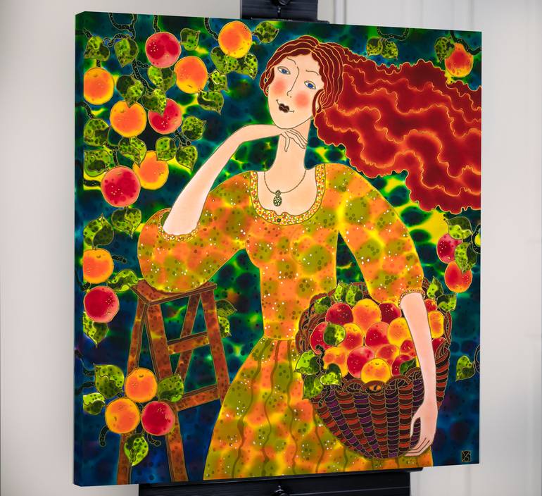 Original Art Deco Women Painting by Yelena  Sidorova