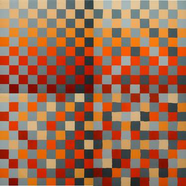 Original Abstract Geometric Paintings by Jalid Melloul