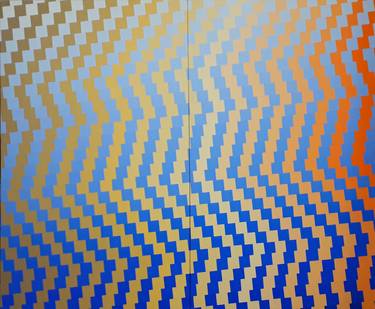 Original Geometric Paintings by Jalid Melloul