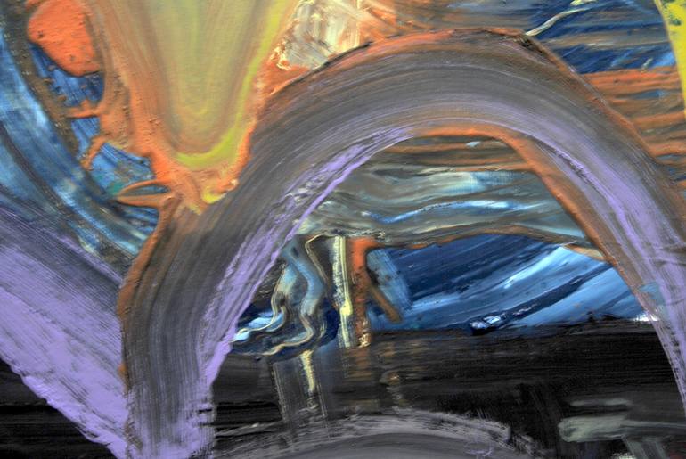 Original Abstract Expressionism Abstract Painting by Jalid Melloul
