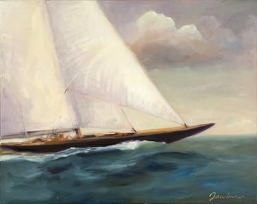 Print of Impressionism Boat Paintings by Jacobina Trump