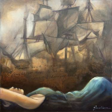 Print of Expressionism Boat Paintings by Jacobina Trump