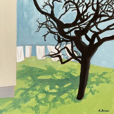 Original Contemporary Garden Paintings by Katie Brines