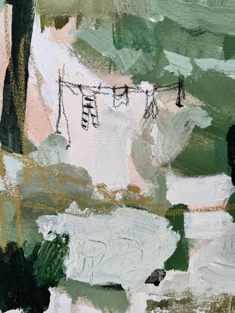 Original Abstract Expressionism Abstract Painting by Katie Brines
