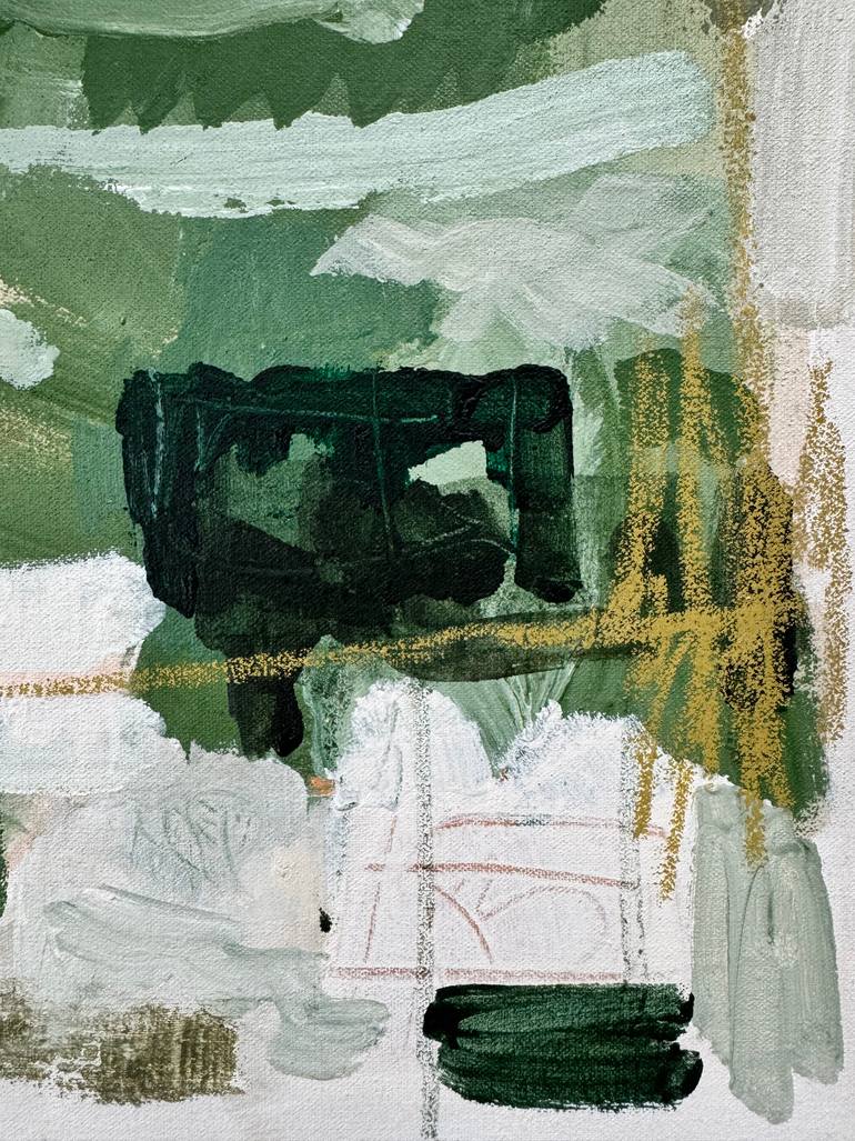 Original Abstract Expressionism Abstract Painting by Katie Brines