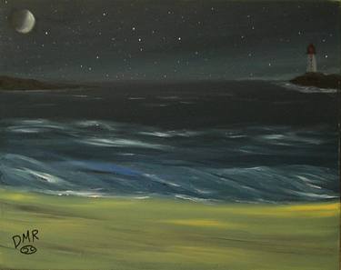 Print of Surrealism Seascape Paintings by David Richers