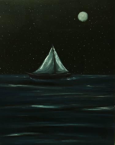 Print of Realism Sailboat Paintings by David Richers