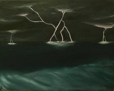 Original Surrealism Seascape Paintings by David Richers