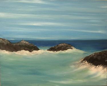 Print of Realism Seascape Paintings by David Richers