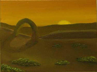 Original Surrealism Landscape Paintings by David Richers
