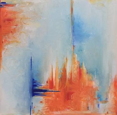 Original Abstract Expressionism Abstract Paintings by Niloufar Farzam