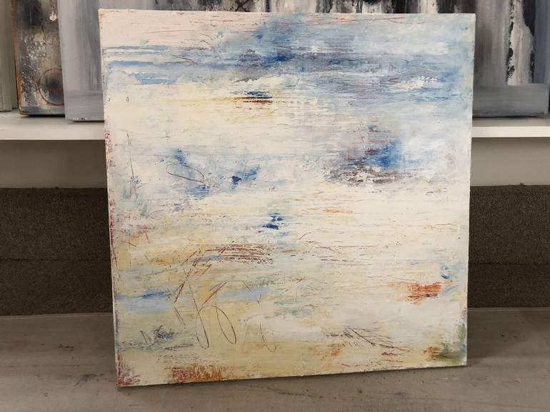 Original Impressionism Abstract Painting by Niloufar Farzam