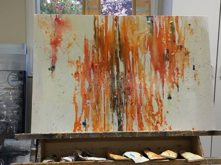 Original Abstract Painting by Niloufar Farzam